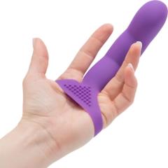Simple & True Extra Touch Finger Intimate Stimulator, Purple