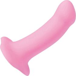 Fun Factory Amor Curved Silicone Dildo, 5.5 Inch, Candy Rose