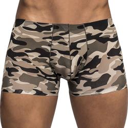 Male Power Commando Mini Shorts, Medium, Camo