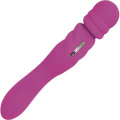 Nalone Jane Double End Rechargeable Silicone Wand Vibrator, Pink