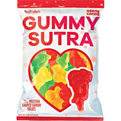 Gummy Sutra Sex Position Candies, 2.25 ounce (64 gram), Assorted Flavors