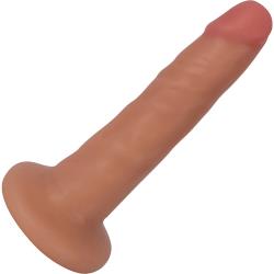Thinz Slim Dong with Suction Mount, 6 Inch, Vanilla