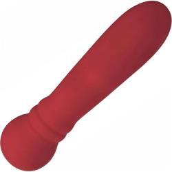 Evolved Lady In Red Rechargeable Flexible Bullet Vibrator, 4.25 Inch, Red
