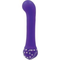 Impulse Novelties Bling Crystal G Vibrator, Purple Impulse Novelties Bling Crystal G Vibrator, Purple