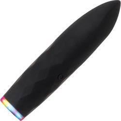 Evolved On The Spot Silicone Rechargeable Bullet Vibrator, 3.6 Inch, Black
