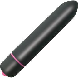 Intense Orgasm Waterproof Bullet, 3.5 Inch, Tempting Black