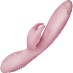 Infinitt Pleasure Rechargeable Rabbit Massager, 8.25 Inch, Sweet Pink