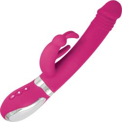 Energize Heat Up Bunny 2 Rechargeable Vibrator, Pink