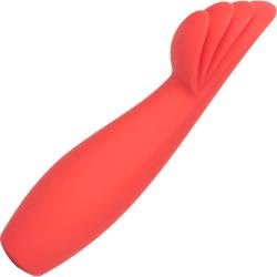 Red Hot Blaze Rechargeable Silicone Personal Vibrator, 5 Inch, Lava Red