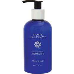 Pure Instinct Pheromone Infused Massage and Body Lotion, 8 fl.oz (236 mL), True Blue