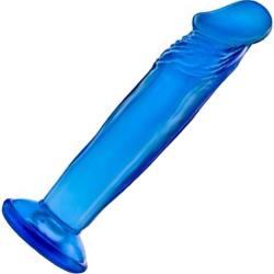 B Yours Sweet N Dildo with Suction Cup, 6 Inch, Jewel Blue