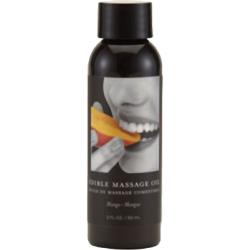 Earthly Body Edible Massage Oil, 2 fl.oz (60 mL), Mango