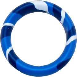 MajorDick Commando Silicone Penis Ring, 2 Inch, Blue Camo