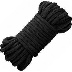 Ouch! Soft Silk Japanese Rope, 33 Feet (10 M), Classic Black