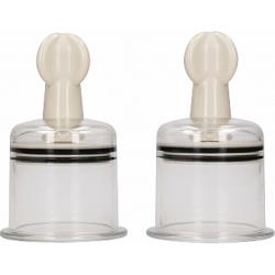 Ouch! Large Suction Cup Nipple Enhancers, 2.5 Inch, Clear