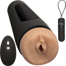 Main Squeeze The Original Vibro Pussy Masturbator with Wireless Remote, Vanilla