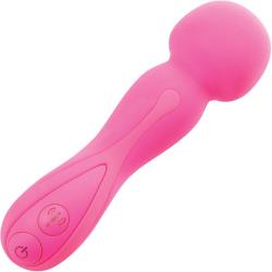Sincerely Wand Vibe Rechargeable Silicone Massager, 6 Inch, Candy Pink