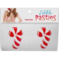 Edible Holiday Pasties by Kheper Games, One Size, Candy Cane