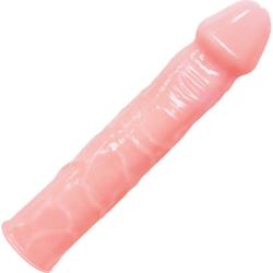 3 Inch Extra Length Waterproof Penis Extension, 7.5 Inch, Beige