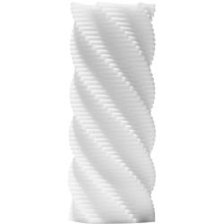 3D Spiral Personal Stroker by Tenga, 4.5 Inch, White