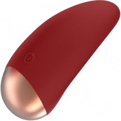 Elegance Chic Lay-On Clitoral Stimulator, 4 Inch, Red/Gold