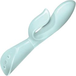 Touch Me Vibe Rechargeable Touch Activated Stimulator, 8 Inch, Aqua