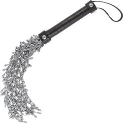 Ultimate Studded Chain Whip, 16 Inch, Sliver