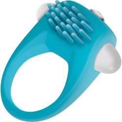 Zero Tolerance Teal Tickler Vibrating Waterproof Silicone Cockring, Teal