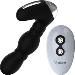 Drangon Vibrating Silicone Prostate Massager, 5.75 Inch, Black