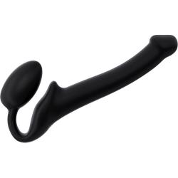 Dorcel Strap On Me Silicone Bendable Strapless Strap On, Small, Black