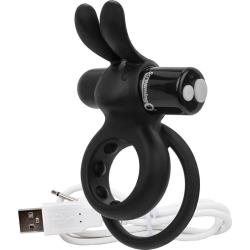 Screaming O Charged Ohare XL Rechargeable Double Cock Ring, Black