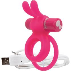Screaming O Charged Ohare XL Rechargeable Double Cock Ring, Strawberry