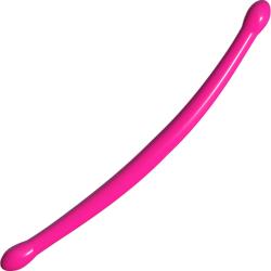 Classix Double Whammy Flexible Dildo, 17.25 Inch, Hot Pink
