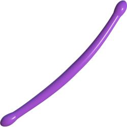 Classix Double Whammy Flexible Dildo, 17.25 Inch, Purple