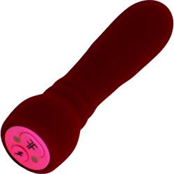 FemmeFunn Booster Bullet USB Massager with Pleasure Boost, 4.5 Inch, Maroon