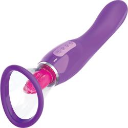 Fantasy For Her Ultimate Pleasure Double Sided Vibe, 10 Inch, Purple