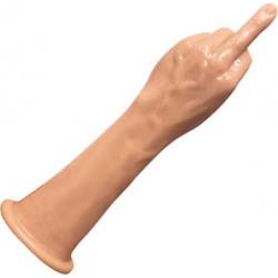 Massive The Finger Realistic Fisting Dildo, 14 Inch, Beige