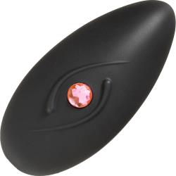 Body Bling Bliss Rechargeable Jeweled Vibrator, 3.5 Inch, Pink