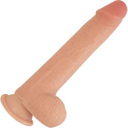 Realcocks Sliders Bendable Dildo with Moveable Skin, 8 Inch, Vanilla