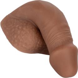 Packer Gear Silicone Packing Penis, 5 Inch, Brown