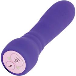 FemmeFunn Booster Bullet USB Massager with Pleasure Boost, 4.5 Inch, Purple