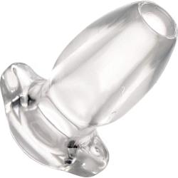 Master Series Gape Glory See Through Hollow Anal Plug, 4 Inch, Clear