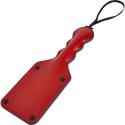Sportsheets Saffron Square Paddle, Red and Black