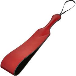 Sportsheets Saffron Loop Paddle, Red and Black