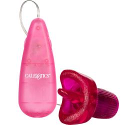 Clit Kisser Mouth with Vibrating Tongue Stimulator, 3.5 Inch, Pink