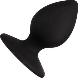 Temptasia Slut Silicone Butt Plug, 2.5 Inch, Black