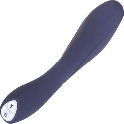 Evolved Coming Strong 12 Speed Rechargeable Personal Vibrator, 7.5 Inch, Blue