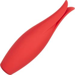Red Hot Fury Rechargeable Silicone Personal Vibrator, 5 Inch, Lava Red