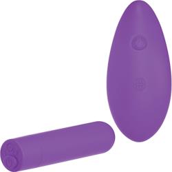 Fantasy for Her Rechargeable Remote Control Bullet, 3 Inch, Purple