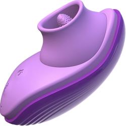 Fantasy for Her Silicone Fun Tongue Vibrator, 5 Inch, Purple